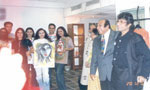 During the launching of PIU'S PASSION by Ms Piu Sarkar.